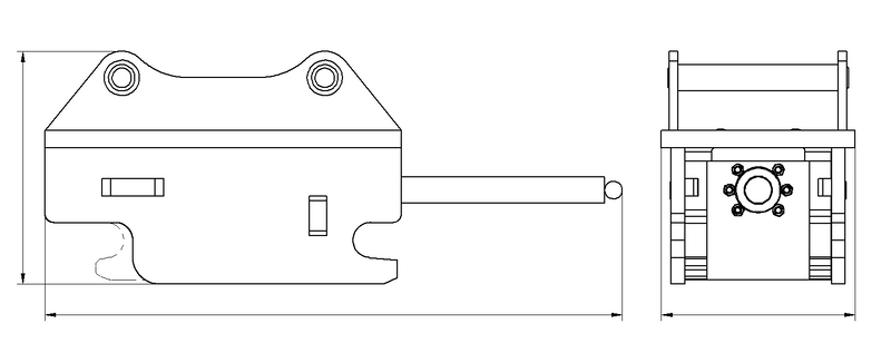 Carregue imagem no visualizador da galeriaQuick Hitch Coupler (Mechanical)
