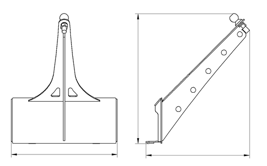 Mini Skid Steer Loader Lifting Jib MS-LJ770-MP600