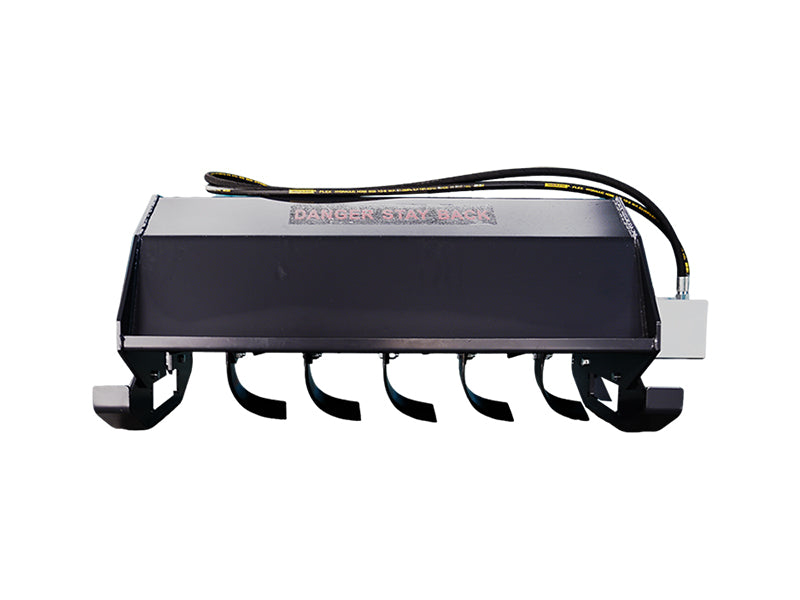 ギャラリービューアに画像をロードする, Mini Skid Steer 44'' Hydraulic Rototiller, Rotary Tiller Attachments
