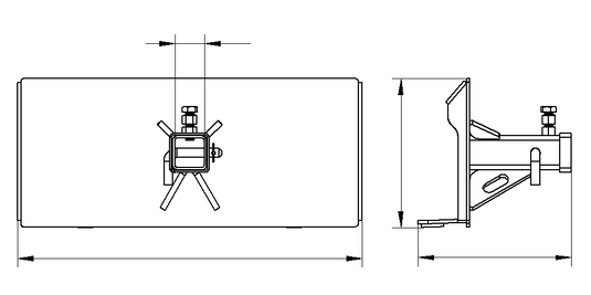 Mini Skid Steer Trailer Receiver Hitch Plate Trailer Mover MS-MP600 TO RT50