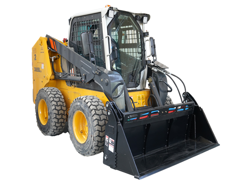 将图像加载到画廊查看器中，Construction Attachments 4 in 1 Skid Steer Low Profile Extended Bottom Bucket
