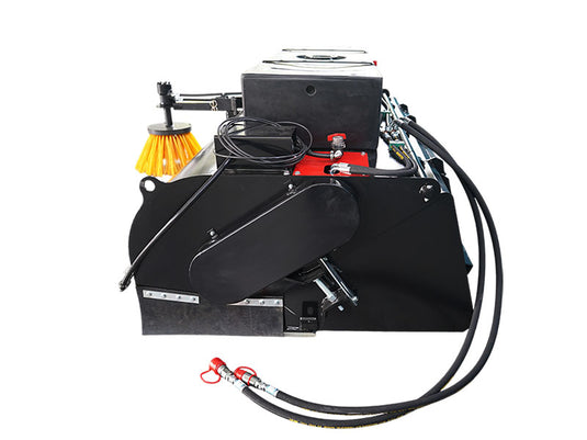 Skid Steer Box Broom Sweeper with Spraying