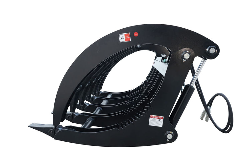 将图像加载到画廊查看器中，72" wide Extreme Duty Root Rake Grapple for Skid Steer

