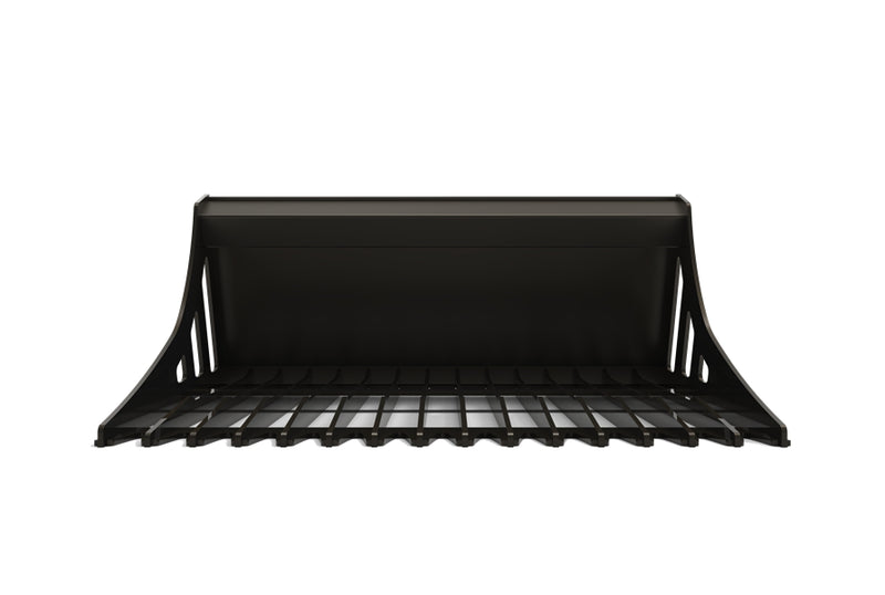 Load image into Gallery viewer, Skid Steer Small Rock Bucket for fast clean-up, ground leveling
