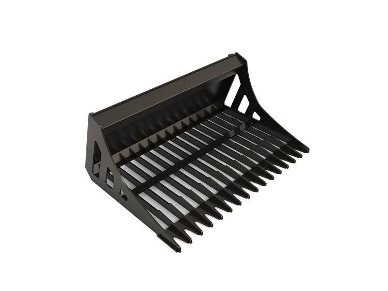 Load image into Gallery viewer, Skid Steer Small Rock Bucket for fast clean-up, ground leveling
