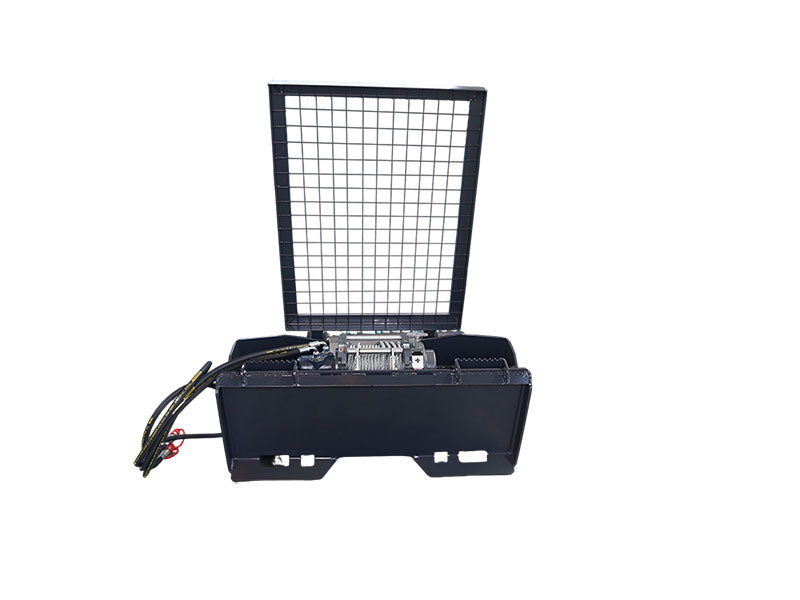 Load image into Gallery viewer, 6-Tons Skid Steer Forestry Winch, Hydraulic Logging Winch
