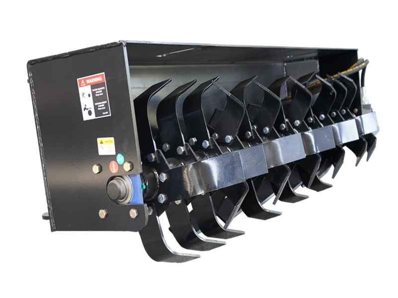 将图像加载到画廊查看器中，72" Skid Steer Loader Roto Tiller Hydraulic Rotary Garden Tiller S-GT1830
