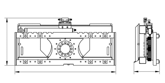 Pallet Forks Frame with 180° Rotation