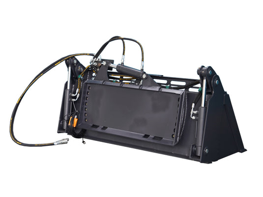 Skid Steer Attachments 4 in 1 Low Profile Extended Bottom Tilt Bucket