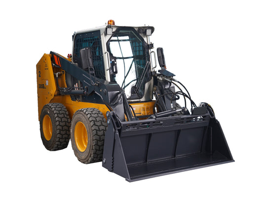 Skid Steer Attachments 4 in 1 Low Profile Extended Bottom Tilt Bucket