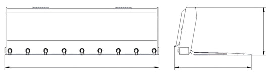 Skid Steer Manure Forks 72 & 84 IN, efficient handling of manure and silage