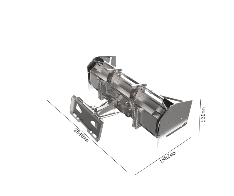 Laden Sie das Bild in Galerie -Viewer, Mechanical Snow Pusher  S-MSP
