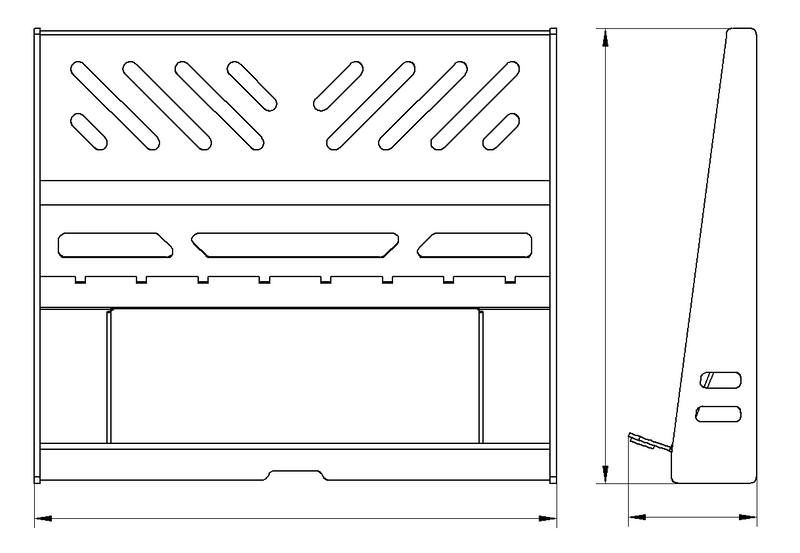 ギャラリービューアに画像をロードする, Mini Skid Steer Attachment Pallet Forks Frame S-PF
