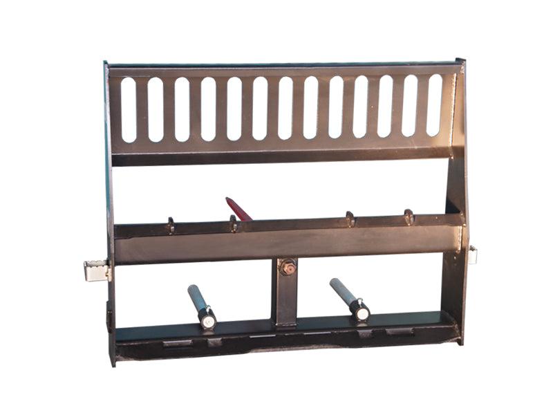 Załaduj obraz do przeglądarki galerii, Heavy Duty 5000lb Capacity 48" Pallet Fork Hay Bale Spear Skid Steer Quick Tach
