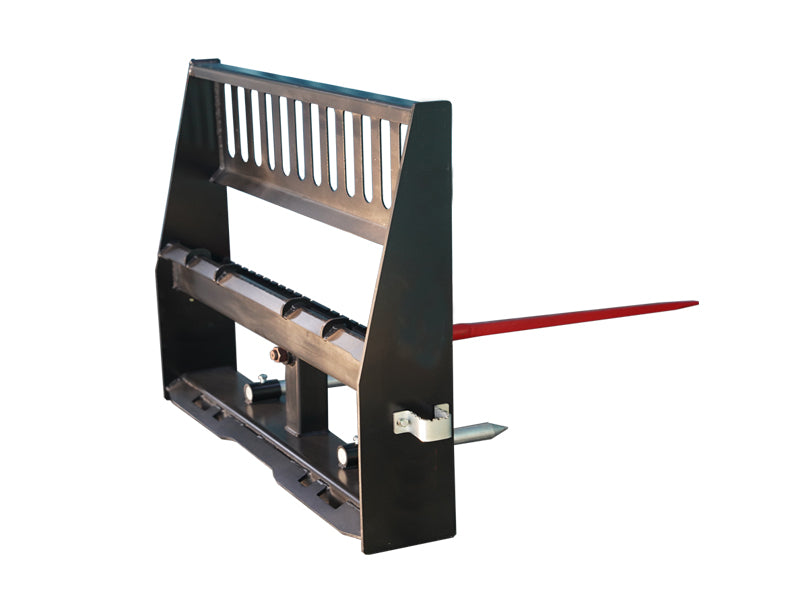 Załaduj obraz do przeglądarki galerii, Heavy Duty 5000lb Capacity 48" Pallet Fork Hay Bale Spear Skid Steer Quick Tach
