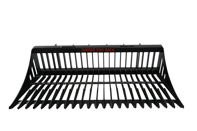 Load image into Gallery viewer, Construction Rock Bucket Attachment for Skid Steer Rake Bucket
