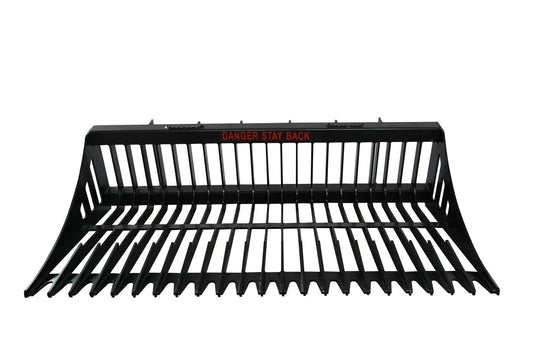 Construction Rock Bucket Attachment for Skid Steer Rake Bucket