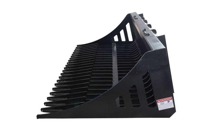 Load image into Gallery viewer, Construction Rock Bucket Attachment for Skid Steer Rake Bucket
