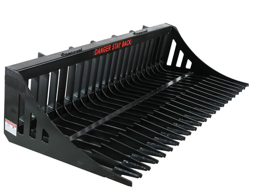 Construction Rock Bucket Attachment for Skid Steer Rake Bucket