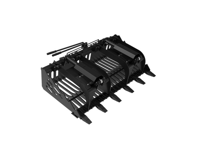 Chargez l'image dans la visionneuse de la galerie, Skid Steer Rock Bucket Grapple with Teeth
