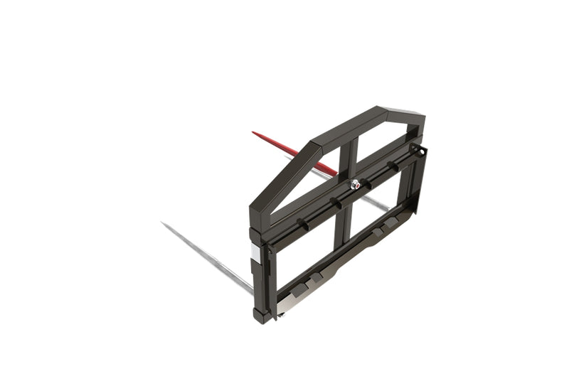 Indlæs billede i Gallery Viewer, Round Bale Spike Frame 1000kg Capacity for Bobcat Skid Steer Quick Attach
