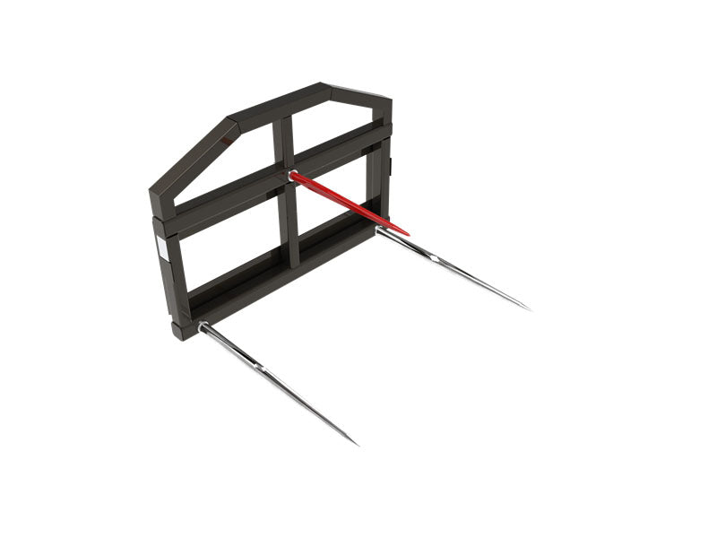 Indlæs billede i Gallery Viewer, Round Bale Spike Frame 1000kg Capacity for Bobcat Skid Steer Quick Attach

