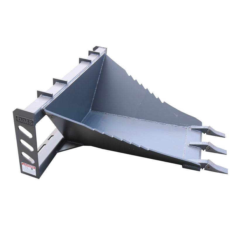 Chargez l'image dans la visionneuse de la galerie, Extreme HD Stump Bucket Tree Spade Scoop Digger Skidsteer Bobcat Attachment Pull
