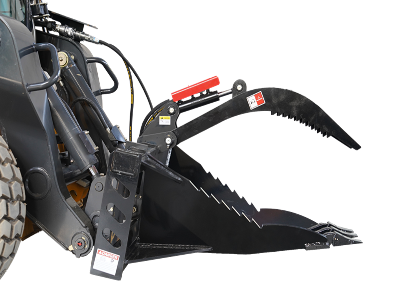 ギャラリービューアに画像をロードする, Skid Steer Stump Bucket Grapple Attachment Extreme Duty
