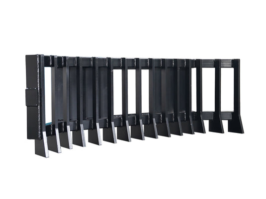 Heavy Duty Skid Steer Push Stick Rake Attachment