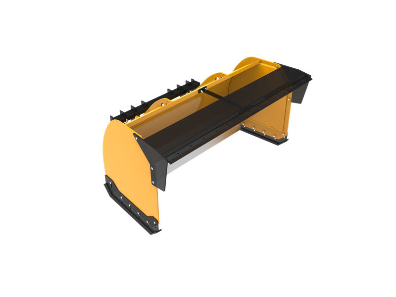 将图像加载到画廊查看器中，Skid Steer Attachment Trip Edge Snow Pusher for Clean snow or Job sit Clean up
