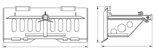Skid Steer Quick Tach Utility Hitch