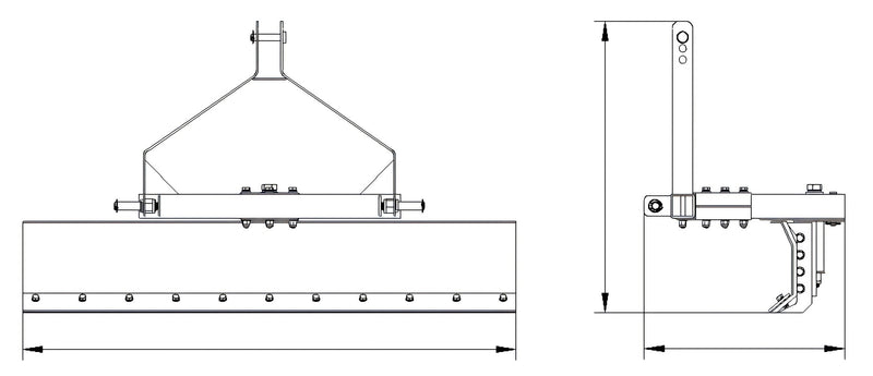 Carregue imagem no visualizador da galeria3-Point Rear Grading Blade
