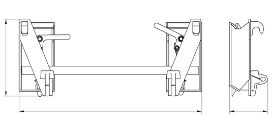 Quick Tach Adapter Global EURO To Skid Steer