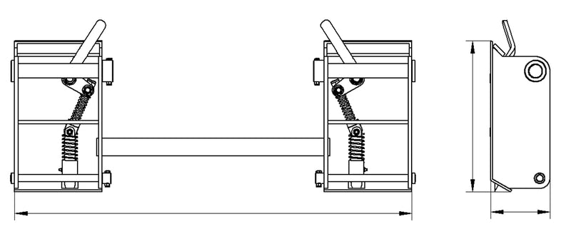 Load image into Gallery viewer, Adapter EURO to Skid Steer
