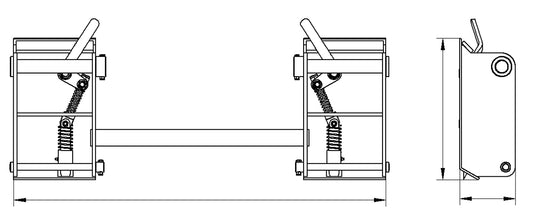 Adapter EURO to Skid Steer