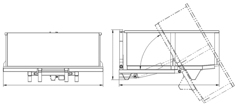 Indlæs billede i Gallery Viewer, Hydraulic Dumping Bin
