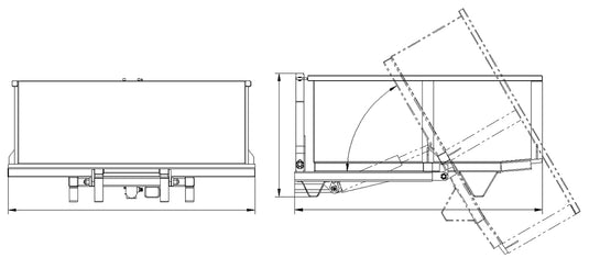 Hydraulic Dumping Bin