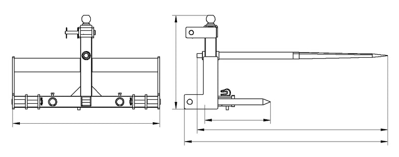 Load image into Gallery viewer, 3 Point Hitch Receiver with Suitcase Rack
