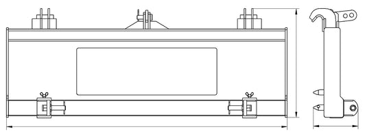 Adapter John Deere to 3Point