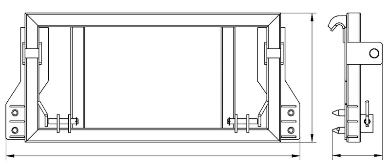 Load image into Gallery viewer, Tractor John Deere to Global Euro Loader Adapter – Quick Attach Conversion
