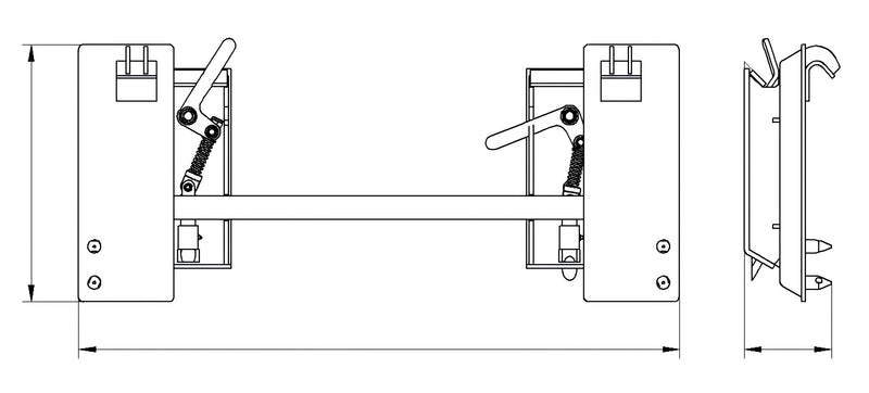 将图像加载到画廊查看器中，Quick Tach Adapter Fits John Deere Convert to Skid Steer
