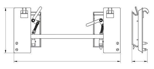 Quick Tach Adapter Fits John Deere Convert to Skid Steer