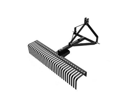 Three Point Rake 97045 3 Point Landscape Rock Rake For Category 1 Compact Tractors – EALITA