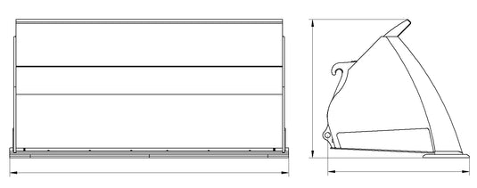 Loader Bucket Straight Edge T-LSB