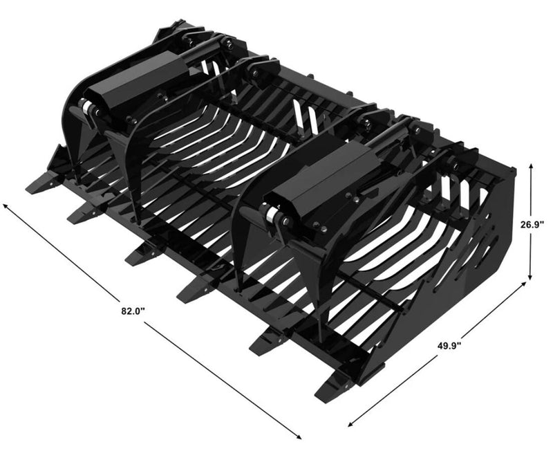 将图像加载到画廊查看器中，Rock Grapple Bucket with Teeth
