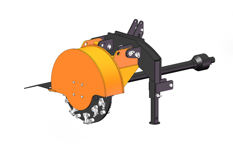 Load image into Gallery viewer, 3-Point PTO Stump Grinder for 15-45HP Tractor
