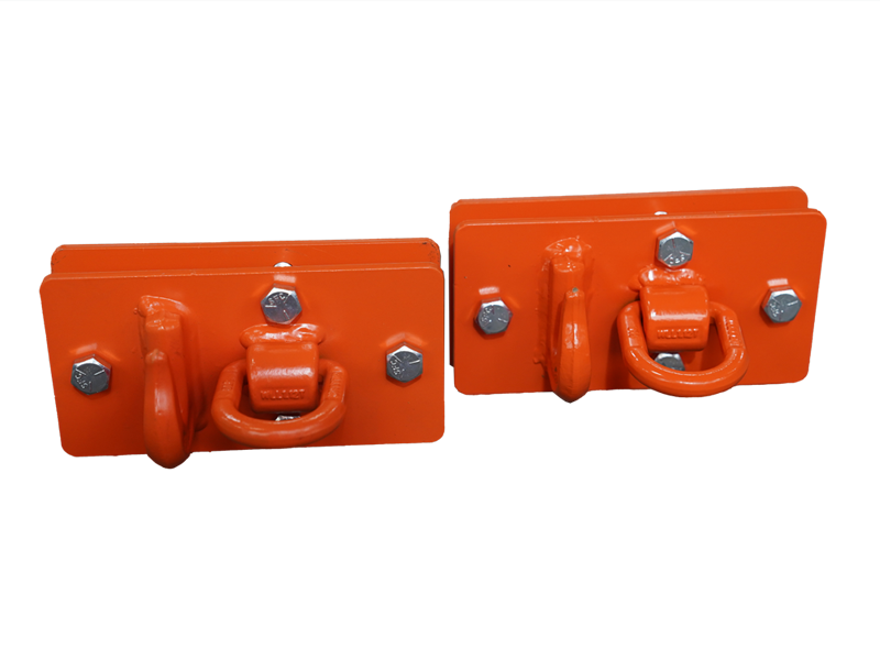 Load image into Gallery viewer, Tractor Bucket Hooks with Tie Down Ring
