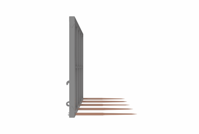 将图像加载到画廊查看器中，Wheel Loader Hay Forks
