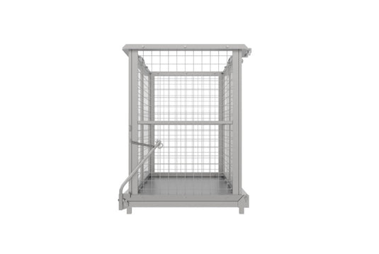 Drop Bottom Bin With Mesh Sides