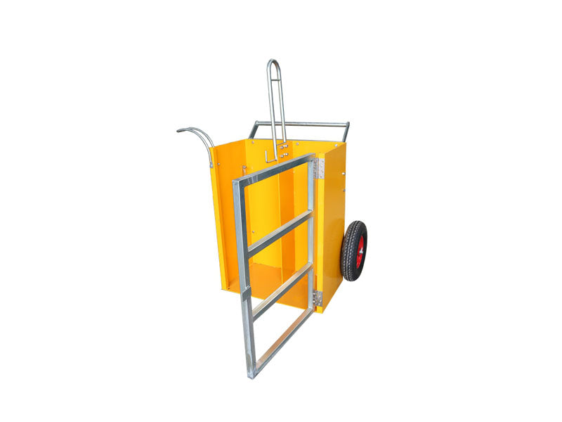 Indlæs billede i Gallery Viewer, Oxygen Trolley / Gas Cylinder Cage for for Forklift or Crane
